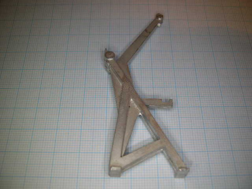 Davit für Modellschiffe,1:100, H=83 B=34mm, Maßstab :nach Schiffsgröße