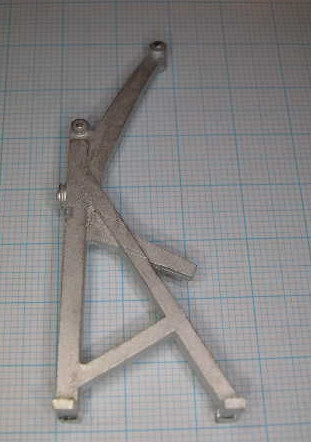Davit für Modellschiffe,1:100,  H=68 B=27mm, Maßstab :nach Schiffsgröße