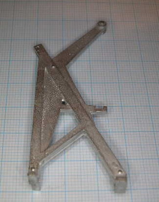 Davit für Modellschiffe,1:100, H=68 B=28mm, Maßstab :nach Schiffsgröße