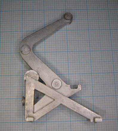 Davit für Modellschiffe,1:100, H=48 B=34mm, Maßstab :nach Schiffsgröße