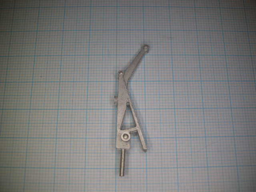 Davit für Modellschiffe,1:150, H= 39 B=12mm, Maßstab :nach Schiffsgröße