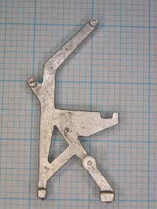 Davit für Modellschiffe, 1:150, H=31B=16mm, Maßstab :nach Schiffsgröße