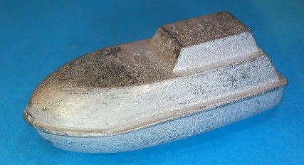 Rettungsfallboot Maßstab:  nach Schiffsgröße / Gewicht in gr. ca.:  36 / Höhe in mm ca.:  13 / Länge in mm. ca.:  33 / Breite in mm ca.:  14 / unbehandelt, unlackiert und nicht entgratet.