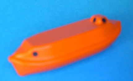 Rettungsfallboot aus Kunststoff, 1:150, für Modellschiffe, H=17 L=60 B=21mm