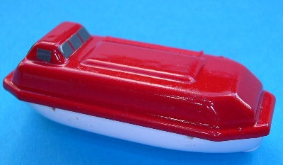 Tenderboot  aus Kunststoff, für Modellschiffe, 1:100, H=18 L=52 B=22mm
