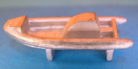 Schlauchboot als Speedboot, Manöverboot für Modellschiffe, 1:100 oder 1:150