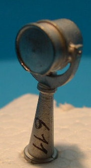 Suchscheinwerfer für Modellschiff, 1:100,  ø 10, H=31 mm, Unbeleuchtet