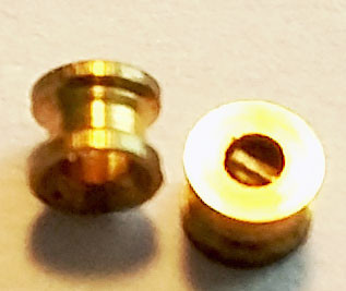 Seilrolle, Messing, ø 1,5 mm,  ø 0,3 mm Bohrung, , Seilrolle, Messing