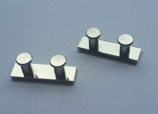 Doppelpoller für Modellschiffe, ø 5 mm, 7 mm hoch