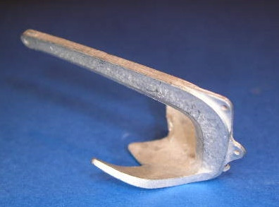Anker, Pfluganker, Bruceanker, H=45 B=24mm, Maßstab : Nach Schiffsgröße