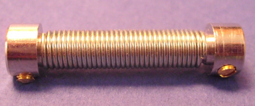 Federkupplung 31mm, für Wellen ø 2/3 mm