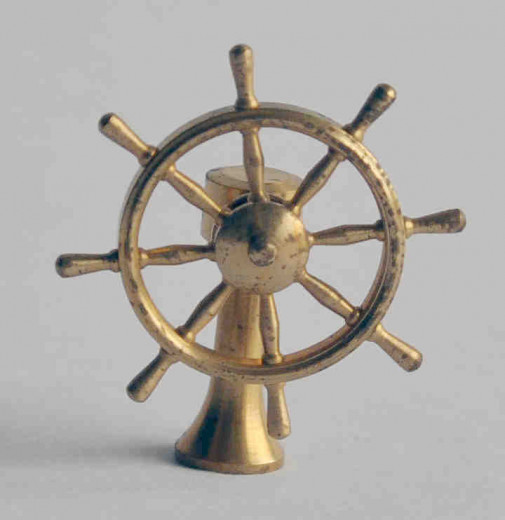 Ruderstand, Steuerstand  ø 21 x 25 mm, beweglich, Messing gedreht