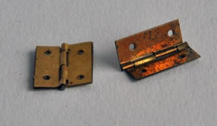 Scharnier, Messing,Abmessung: 8x14 mm