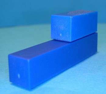 Container für Modellschiffe, Satz von  20  und 40 ,  1:200, blau