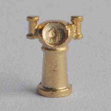 Kompass-Ständer für Modellschiff, 12 mm hoch, Messing