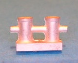 Doppelkreuzpoller für Modellschiffe, 1:100, H=7 L=13 B=3mm, Maßstab :1:100