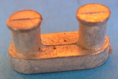 Doppelpoller für Modellschiffe,1:150, H=7 L=14 B=4mm, Maßstab :nach Schiffsgröße