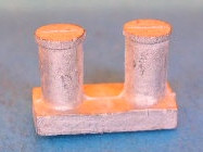 Doppelpoller für Modellschiffe,1:150, H=7 L=10 B= 3mm, Maßstab :nach Schiffsgröße