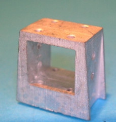 Rollenklüse für Modellschiffe, ohne Rollen, H=19 L=19 B=11mm