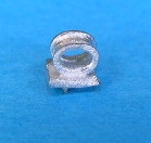 Panamaklüse für Modellschiffe,1:200, H=3 L=4 B=3mm, Maßstab : nach Schiffsgröße