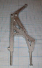 Davit für Modellschiffe, 1:100, H=77 B=29mm, Maßstab :nach Schiffsgröße