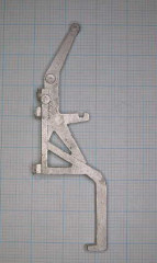 Davit für Modellschiffe, 1:100, H=72 B=24mm, Maßstab :nach Schiffsgröße