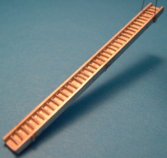 Landgang Maßstab:nach Schiffgrösse / unbehandelt, unlackiert und nicht entgratet.