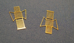 Deckchairs für Modellschiffe, Maßstab 1:100 (1 Satz = 10 Stück), Geätzte Teile,