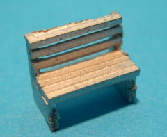 Sitzbank für Modellschiffe, 1:100, H=10 L=12 B=7mm, Maßstab : nach Schiffsgröße