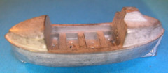 Boote Maßstab:  nach Schiffsgröße / Gewicht in gr. ca.:  31 / Höhe in mm ca.:  14 / Länge in mm. ca.:  43 / Breite in mm ca.:  15 / unbehandelt, unlackiert und nicht entgratet.
