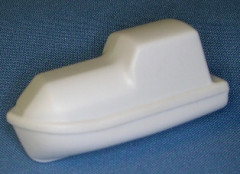 Rettungsboot aus Kunststoff, für Modellschiffe,1:100, H=32 L=64 B=29mm