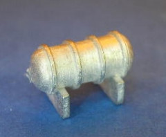 Rettungsinsel mit Lagerung für Modellschiff, 1:150 und 1:100, H=9 L=14 B=7mm