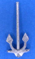 Anker,  H=17 B=6mm, Maßstab : Nach Schiffsgröße