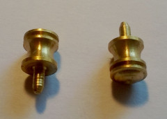 Spill für Modellschiffe, ø 6 mm, 7 mm hoch, Messing