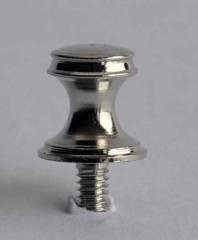 Spill für Modellschiffe, ø 7 mm, 8 mm hoch, Messing vernickelt