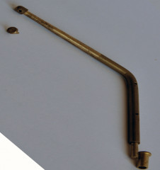 Beiboot-Davits für Modellschiffe, 60 mm, Messing, beweglich