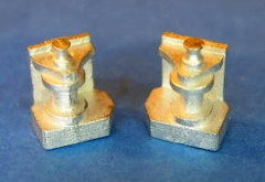 Umlenkrollen Maßstab : nach Schiffsgröße / Gewicht in gr. ca.:  2 / Höhe in mm ca.: 12 / Länge in mm ca.:  8 / Breite in mm ca.:  4 / unbehandelt. unlackiert und nicht entgratet.