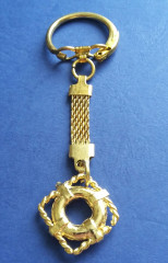 Rettungsring  ø 15 mm aus Messingguss als Schlüsselanhänger