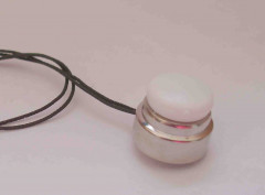 Innenleuchten, Deckslampen, ø 12 mm, 3V, hell, Messing vernickelt.