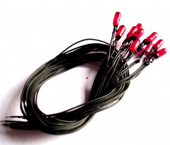 Kleinbirnchen,ø 3 mm, 3 V, rot, Kleinbirnchen,ø 3 mm, 3 V, rot