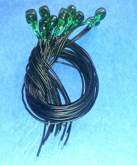 Kleinbirnchen ,ø 6 mm, 3 V, ca. 100 mA, grün, Kleinbirnchen ,ø 6 mm, 3 V