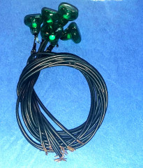 Kleinbirnchen für Scheinwerfer ,ø 9 mm, 3 V, ca. 100 mA, grün