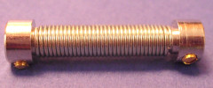 Federkupplung 31mm, für Wellen ø 2/3 mm