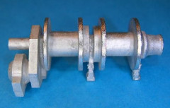 Winde, Ankerwinde für Modellschiffe, 1:100, H=17 L=36 B=16mm, Maßstab 1:100