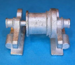 Dampfwinde, Verholwinde für Modellschiffe, 1:100,  H=13 L=22 B=17mm, Maßstab 1:100