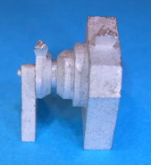 Winde, Ankerkettenwinde für Modellschiffe, 1:100,  H=13 L=13 B=11mm